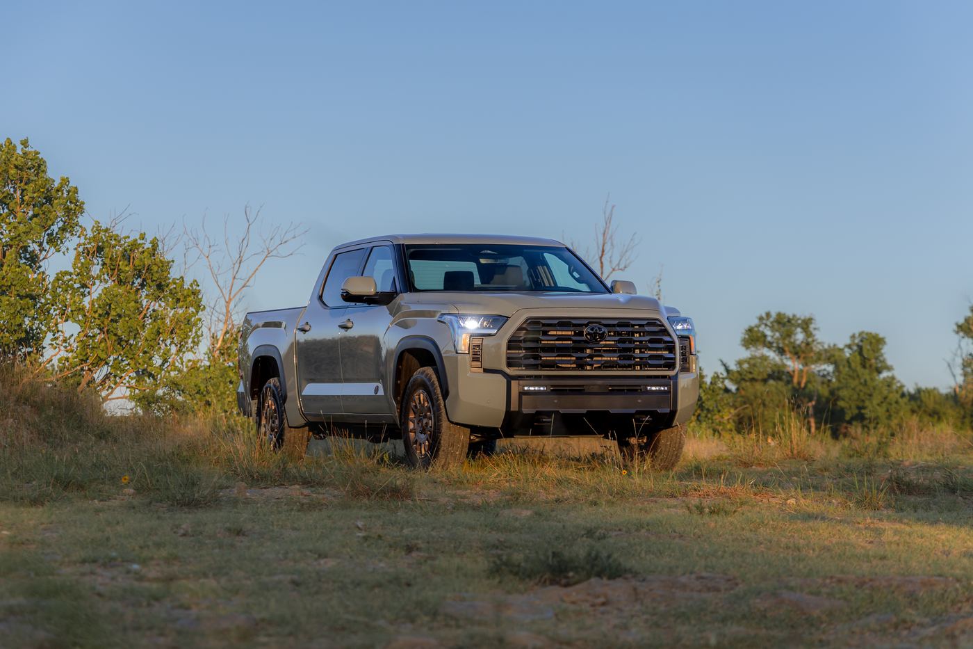 2027 Toyota Tundra Trailhunter three-quarter front