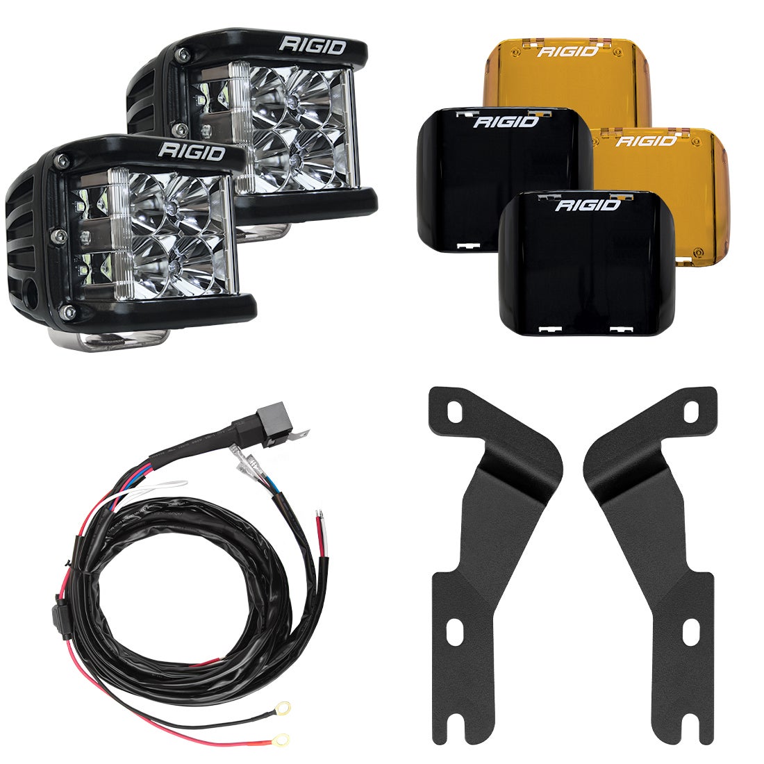 RIGID Industries D-SS PRO Flood A-Pillar kit 46707 for Toyota Tacoma