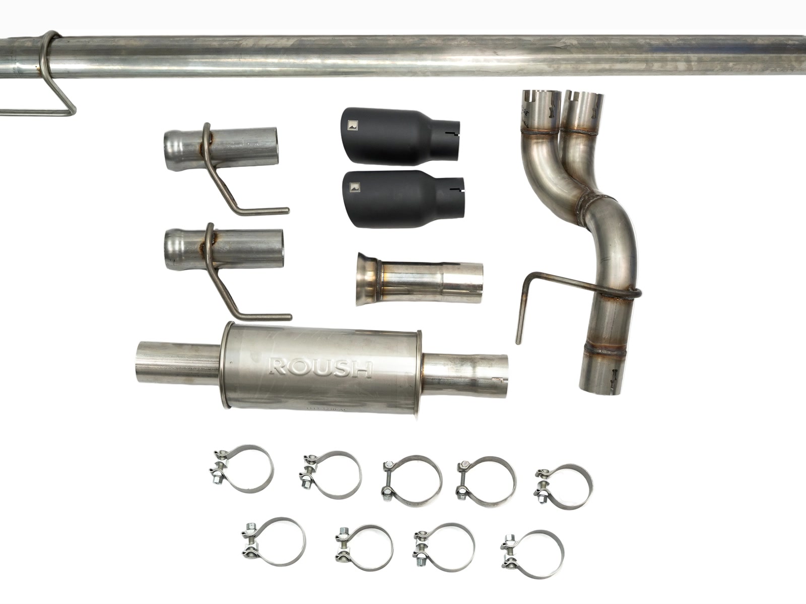 Roush Adds Rear-Exit Black-Tip Cat-Back for 2021-2026 F-150 5.0L